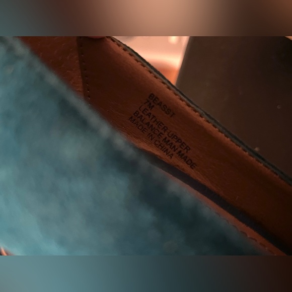 Steve Madden suede pumps high heels teal size 7 - Picture 5 of 5